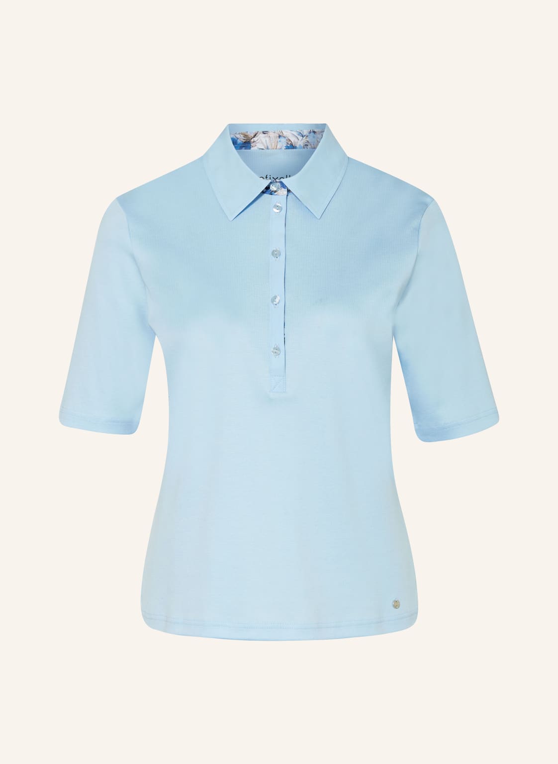 Efixelle Jersey-Poloshirt blau von efixelle