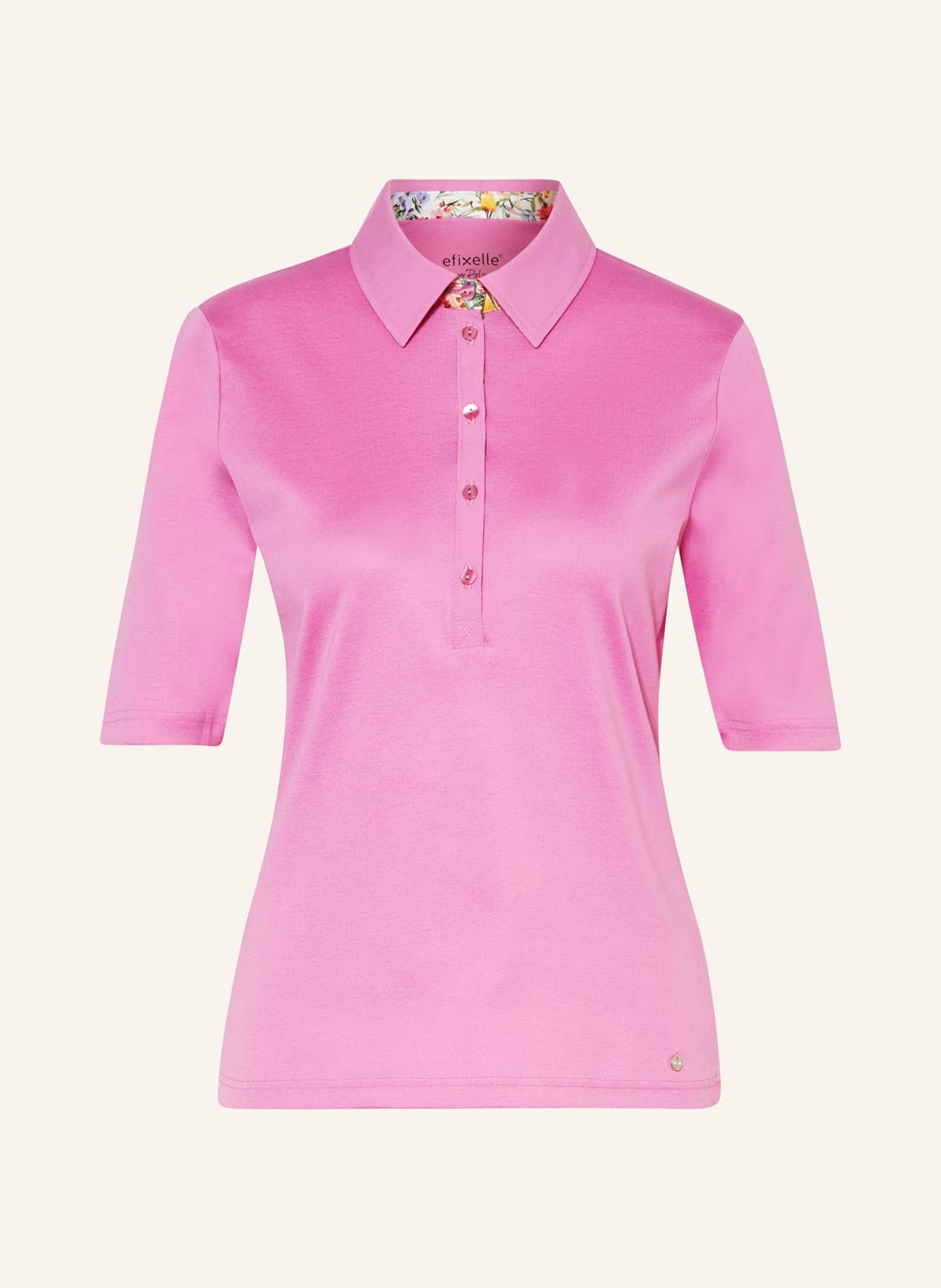 Efixelle Jersey-Poloshirt pink von efixelle
