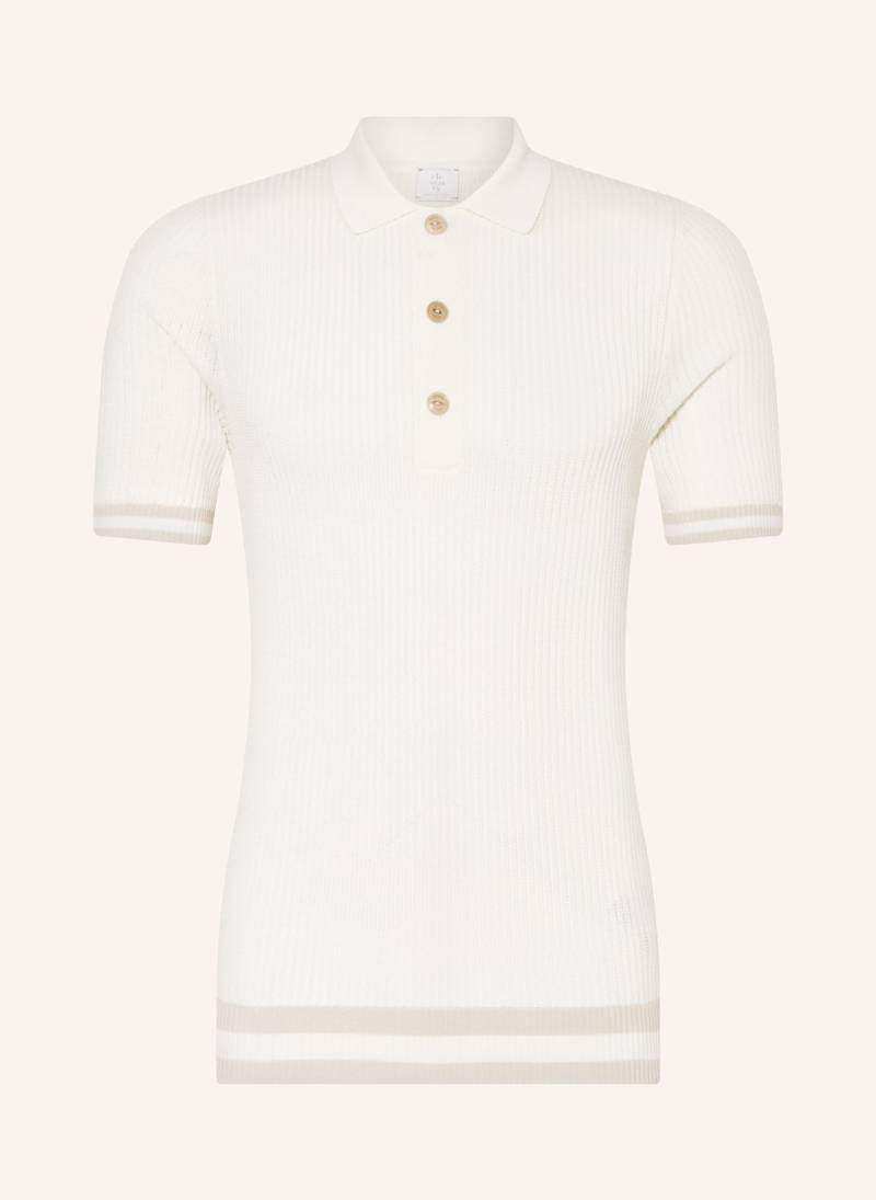 Eleventy Strick-Poloshirt weiss von eleventy