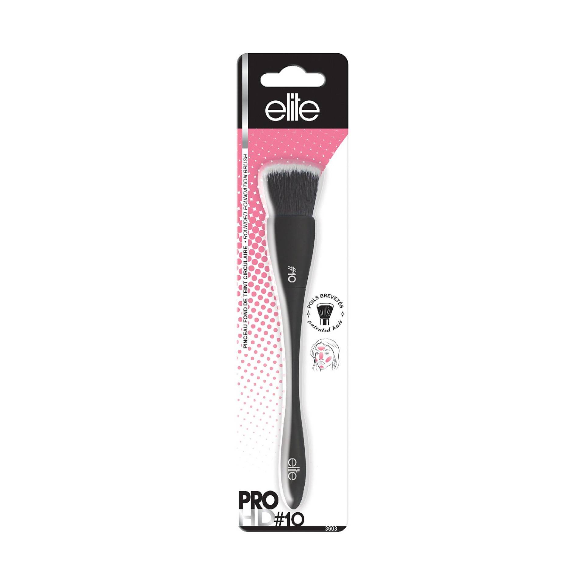 Foundation Pinsel Rund Pro Hd 10 Damen Black von elite