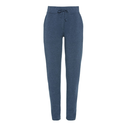 Sweathose im Jogging Style aus Bio-Baumwolle, jeans melange 36/38 von Waschbär