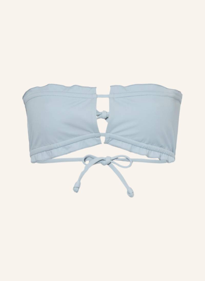 Espadrij L'originale Bandeau-Bikini-Top Chloe blau von espadrij l'originale