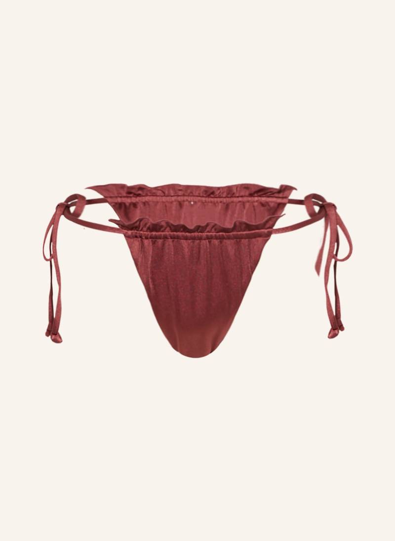 Espadrij L'originale Triangel-Bikini-Hose Chloe rot von espadrij l'originale