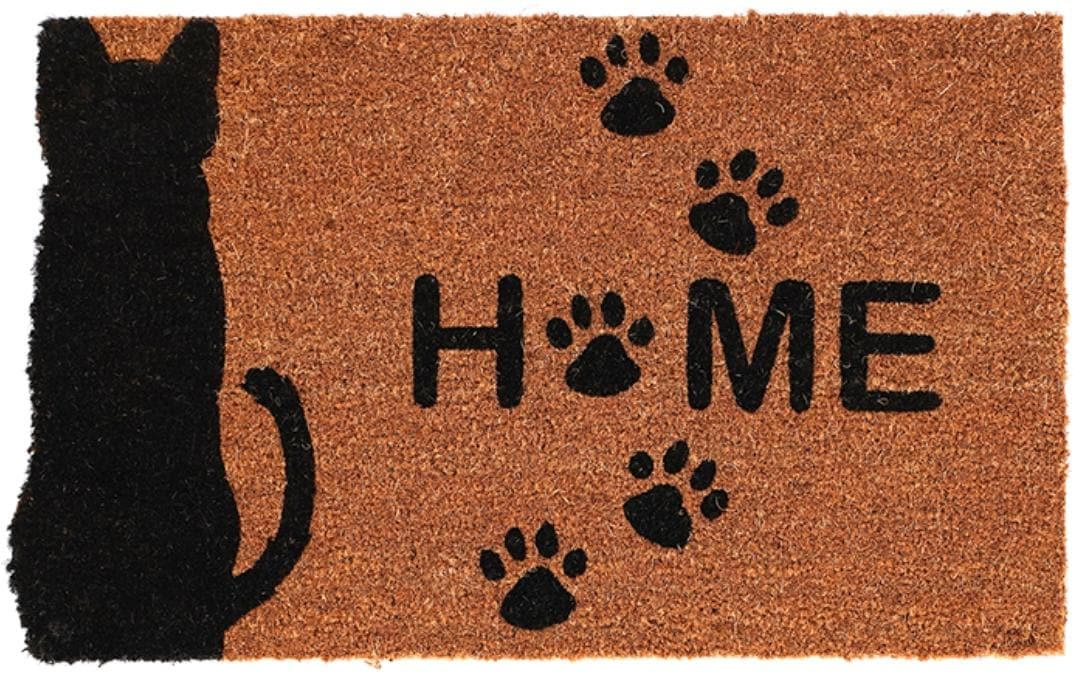 esschert design Fussmatte »Fussmatte Katze «Home» 45 cm x 75 cm« von esschert design