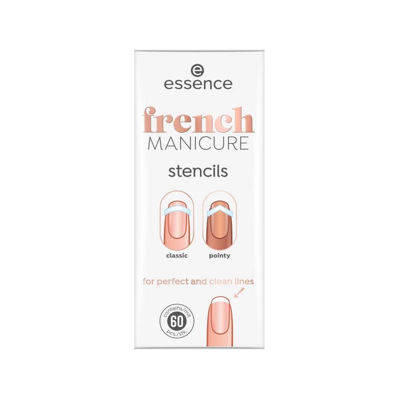 French Manicure Stencils 01 Damen von essence