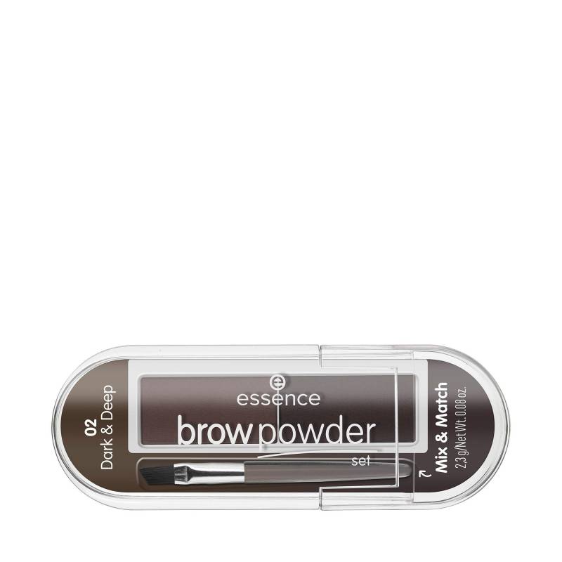 Brow Powder Set Damen  Dark & Deep 2.3G von essence