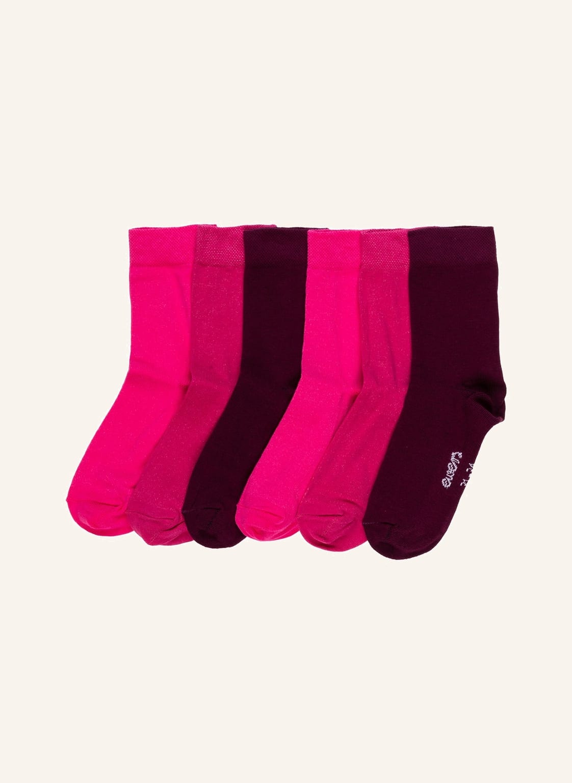 Ewers Collection 6er-Pack Socken pink von ewers COLLECTION
