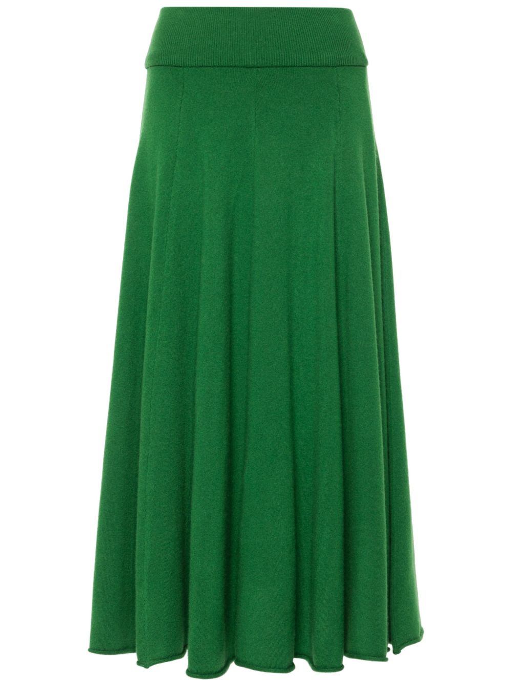 extreme cashmere knitted high-waist skirt - Green von extreme cashmere