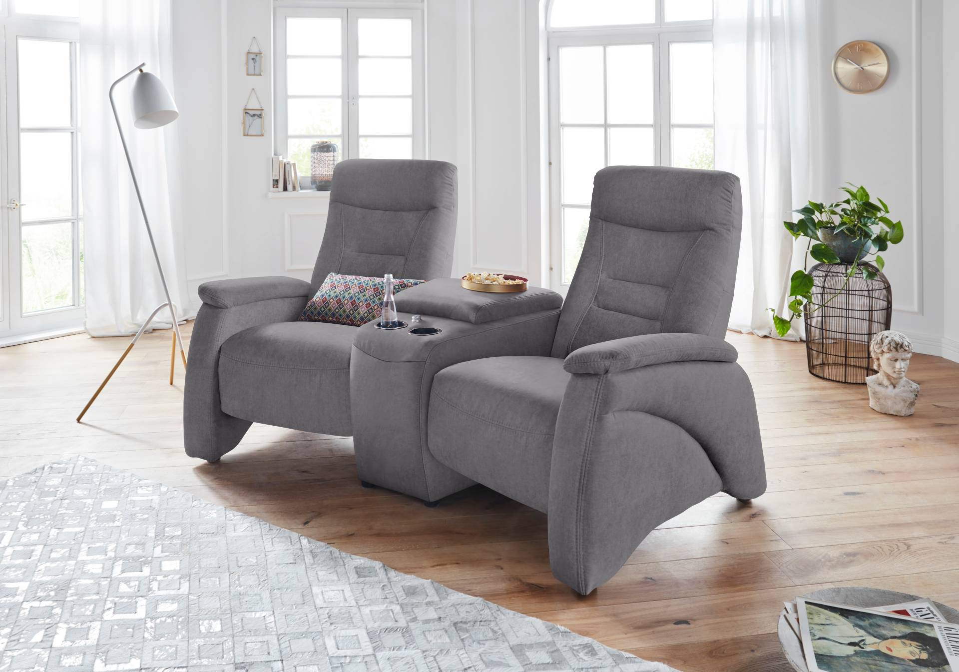 exxpo - sofa fashion 2,5-Sitzer »Ascoli, Kinosofa mit hohem Sitzkomfort, bequeme Armlehnen«, inkl. Relaxfunktion, mit Ablage und Staufach, hohe Rückenlehne exxpo - sofa fashion 2,5-Sitzer »Ascoli, Kinosofa mit hohem Sitzkomfort, bequeme Armlehnen«, inkl. Relaxfunktion, mit Ablage und Staufach, hohe Rückenlehne von exxpo - sofa fashion