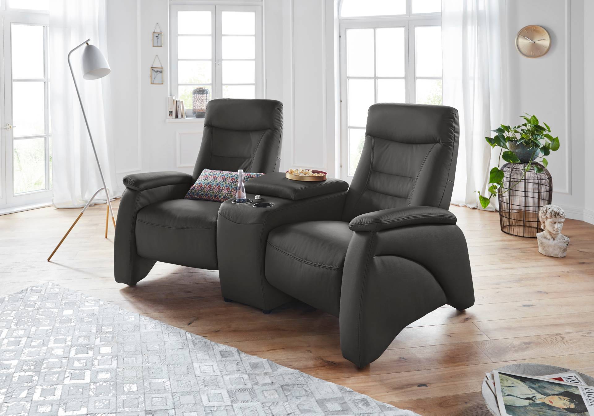 exxpo - sofa fashion 2,5-Sitzer »Ascoli, Kinosofa mit hohem Sitzkomfort, bequeme Armlehnen«, inkl. Relaxfunktion, mit Ablage und Staufach, hohe Rückenlehne exxpo - sofa fashion 2,5-Sitzer »Ascoli, Kinosofa mit hohem Sitzkomfort, bequeme Armlehnen«, inkl. Relaxfunktion, mit Ablage und Staufach, hohe Rückenlehne von exxpo - sofa fashion