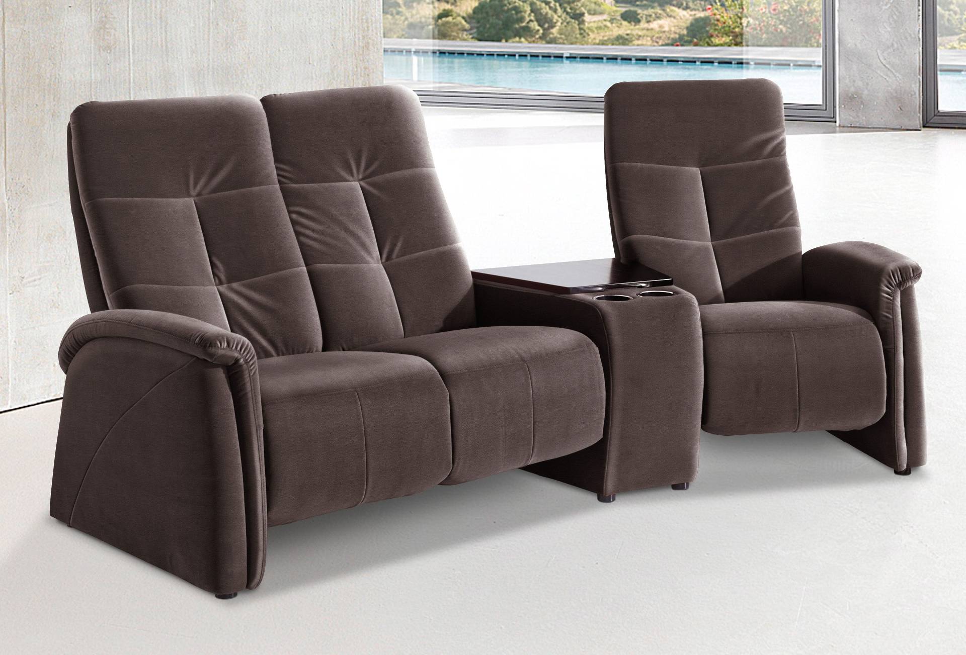 exxpo - sofa fashion 3-Sitzer »Tivoli, Kinosofa mit Tischablage und Stauraumfach, bequem«, mit Relaxfunktion exxpo - sofa fashion 3-Sitzer »Tivoli, Kinosofa mit Tischablage und Stauraumfach, bequem«, mit Relaxfunktion von exxpo - sofa fashion