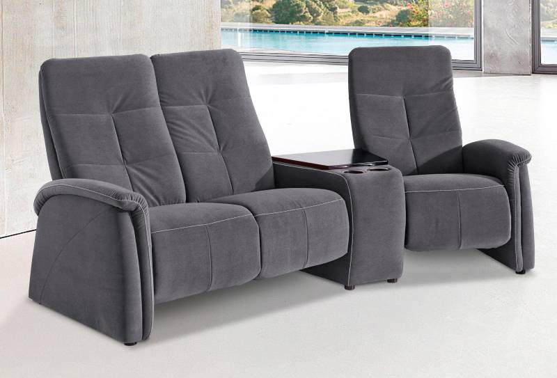exxpo - sofa fashion 3-Sitzer »Tivoli, Kinosofa mit Tischablage & Stauraumfach, man. Relaxfunktion«, mit Relaxfunktion von exxpo - sofa fashion