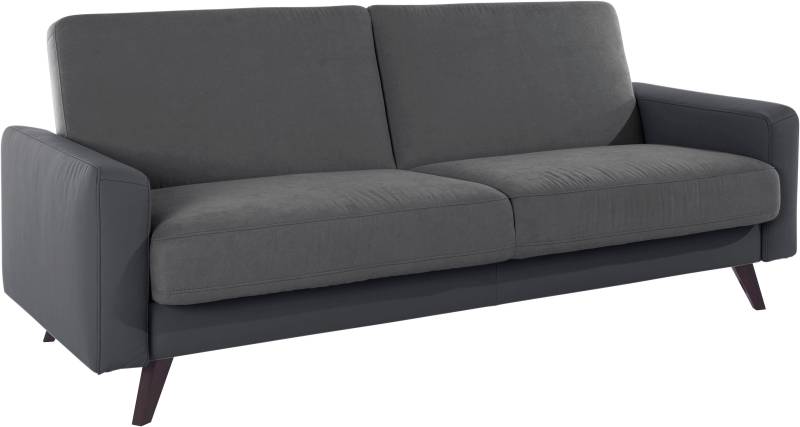exxpo - sofa fashion 3-Sitzer »Samso, elegant und bequem, toller Sitzkomfort, Schlafsofa«, Kippcouch, inklusive Bettfunktion und Bettkasten, Komfortsitzhöhe 49cm von exxpo - sofa fashion