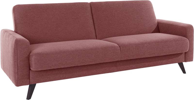 exxpo - sofa fashion 3-Sitzer »Samso, elegant und bequem, toller Sitzkomfort, Schlafsofa«, Kippcouch, inklusive Bettfunktion und Bettkasten, Komfortsitzhöhe 49cm von exxpo - sofa fashion
