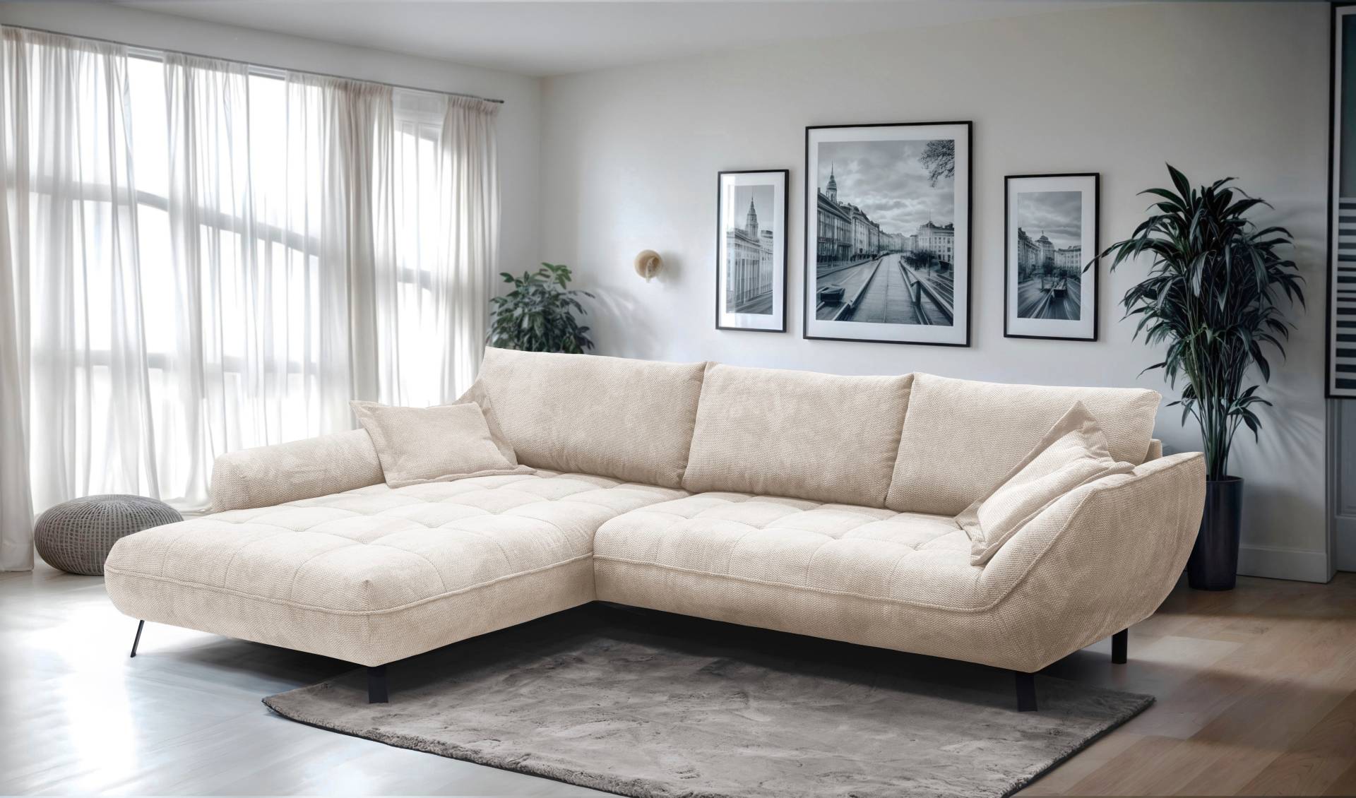 exxpo - sofa fashion Ecksofa »Biarritz modern und elegantes Mega Sofa mit tollem Sitzkomfort, L-Form«, XXL– Longchair Ecke in hochwertiger Verarbeitung, Stellmasse 324x203cm exxpo - sofa fashion Ecksofa »Biarritz modern und elegantes Mega Sofa mit tollem Sitzkomfort, L-Form«, XXL– Longchair Ecke in hochwertiger Verarbeitung, Stellmasse 324x203cm von exxpo - sofa fashion