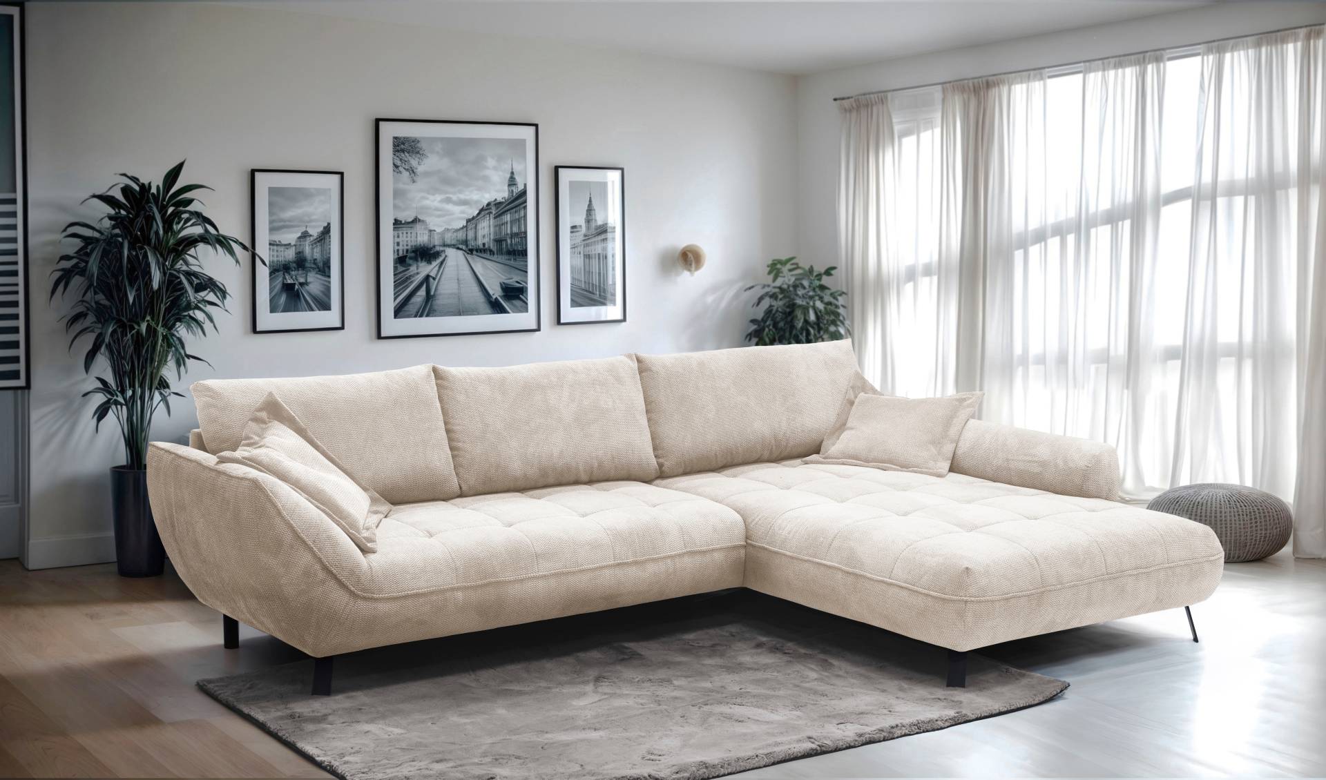 exxpo - sofa fashion Ecksofa »Biarritz modern und elegantes Mega Sofa mit tollem Sitzkomfort, L-Form«, XXL– Longchair Ecke in hochwertiger Verarbeitung, Stellmasse 324x203cm exxpo - sofa fashion Ecksofa »Biarritz modern und elegantes Mega Sofa mit tollem Sitzkomfort, L-Form«, XXL– Longchair Ecke in hochwertiger Verarbeitung, Stellmasse 324x203cm von exxpo - sofa fashion