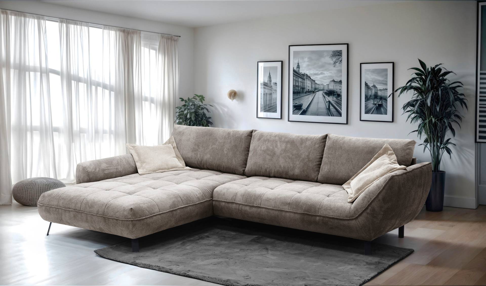 exxpo - sofa fashion Ecksofa »Biarritz modern und elegantes Mega Sofa mit tollem Sitzkomfort, L-Form«, XXL– Longchair Ecke in hochwertiger Verarbeitung, Stellmasse 324x203cm exxpo - sofa fashion Ecksofa »Biarritz modern und elegantes Mega Sofa mit tollem Sitzkomfort, L-Form«, XXL– Longchair Ecke in hochwertiger Verarbeitung, Stellmasse 324x203cm von exxpo - sofa fashion