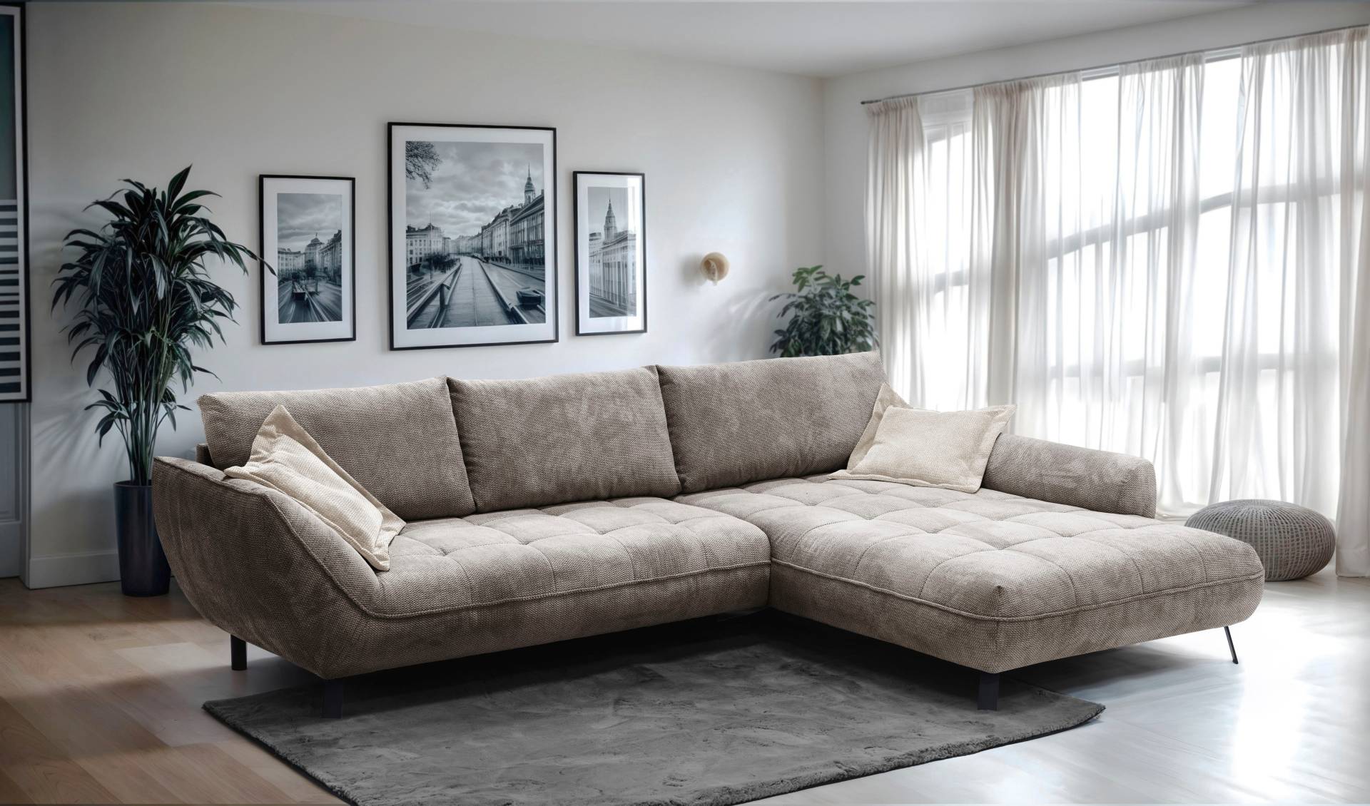exxpo - sofa fashion Ecksofa »Biarritz modern und elegantes Mega Sofa mit tollem Sitzkomfort, L-Form«, XXL– Longchair Ecke in hochwertiger Verarbeitung, Stellmasse 324x203cm exxpo - sofa fashion Ecksofa »Biarritz modern und elegantes Mega Sofa mit tollem Sitzkomfort, L-Form«, XXL– Longchair Ecke in hochwertiger Verarbeitung, Stellmasse 324x203cm von exxpo - sofa fashion