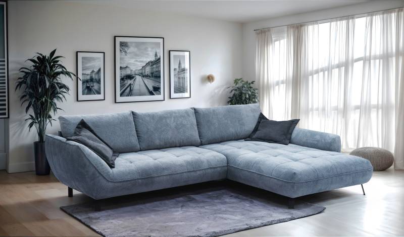 exxpo - sofa fashion Ecksofa »Biarritz modern und elegantes Mega Sofa mit tollem Sitzkomfort, L-Form«, XXL– Longchair Ecke in hochwertiger Verarbeitung, Stellmasse 324x203cm von exxpo - sofa fashion