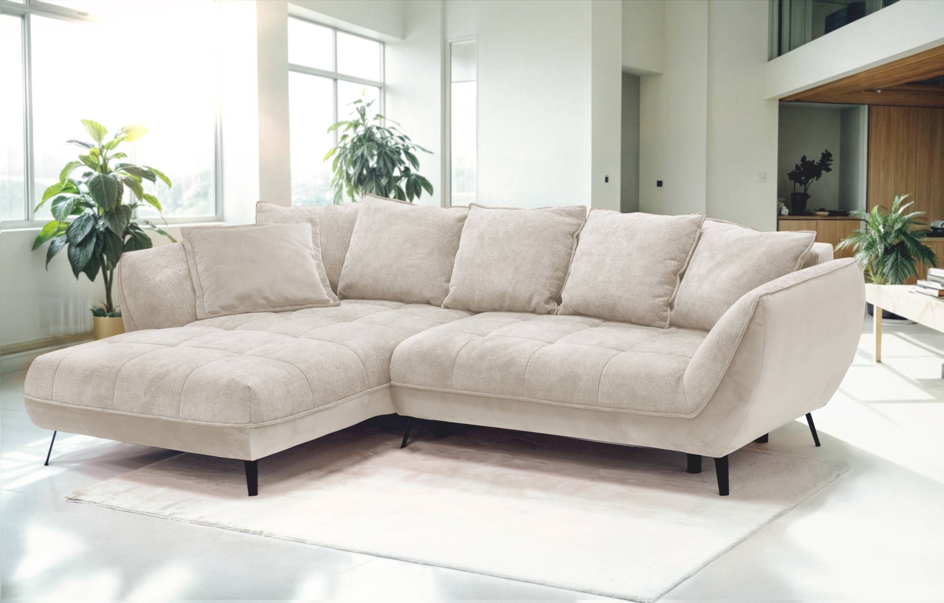exxpo - sofa fashion Ecksofa »Midway mit einfacher Easy-Lift-Bettfunktion, bequem und modern«, inkl. Bettfunktion und praktischem Bettkasten, L-Form exxpo - sofa fashion Ecksofa »Midway mit einfacher Easy-Lift-Bettfunktion, bequem und modern«, inkl. Bettfunktion und praktischem Bettkasten, L-Form von exxpo - sofa fashion