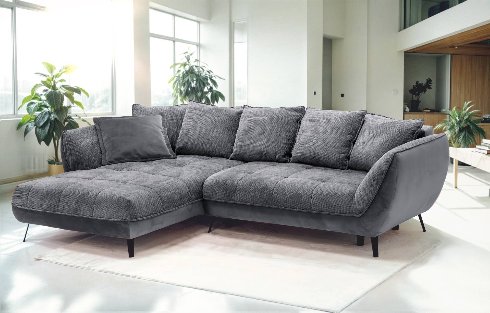 exxpo - sofa fashion Ecksofa »Midway mit einfacher Easy-Lift-Bettfunktion, bequem und modern«, inkl. Bettfunktion und praktischem Bettkasten, L-Form exxpo - sofa fashion Ecksofa »Midway mit einfacher Easy-Lift-Bettfunktion, bequem und modern«, inkl. Bettfunktion und praktischem Bettkasten, L-Form von exxpo - sofa fashion