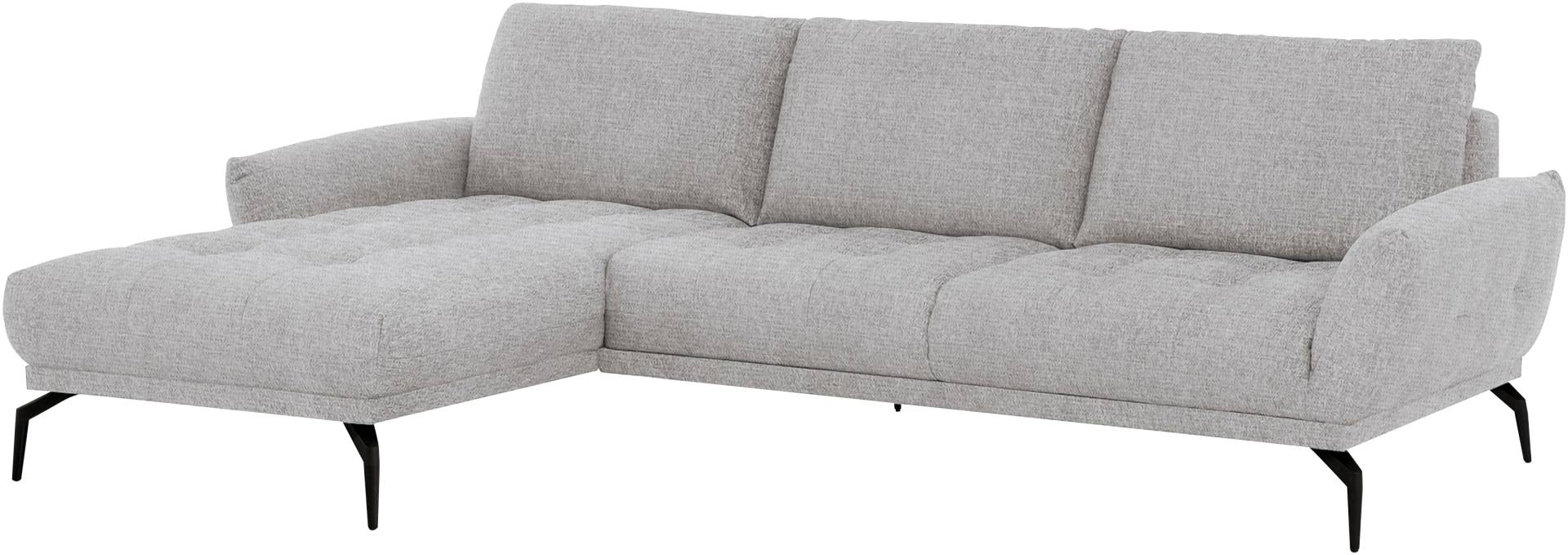 exxpo - sofa fashion Ecksofa »NICEA erstklassiger Sitzkomfort, OTTOs Choice, L-Form, bodenfrei«, In hochwertiger Verarbeitung und ergonomische Sitzposition von exxpo - sofa fashion
