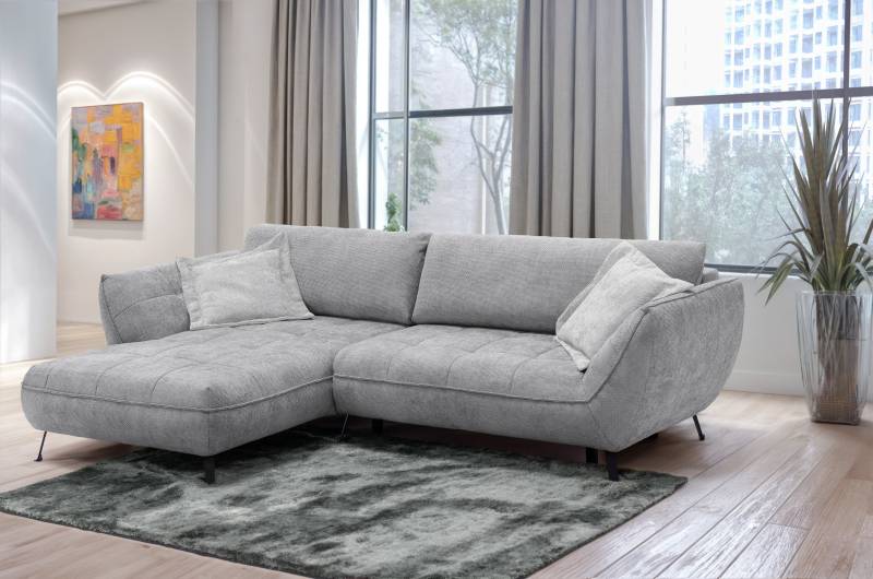 exxpo - sofa fashion Ecksofa »Samoa, bequem und modern, mit Easy-Lift-Bettfunktion, L-Form«, Ecksofa Samoa, inkl. Bettfunktion, Bettkasten und Rückenkissen von exxpo - sofa fashion