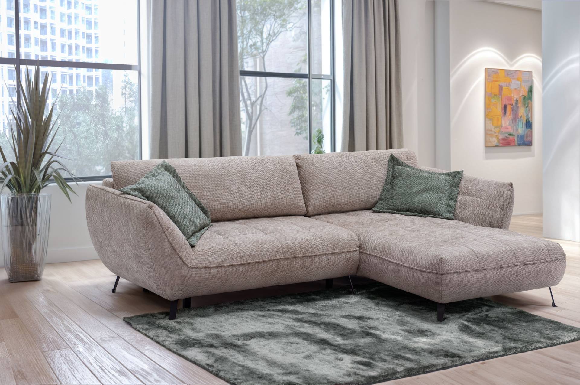 exxpo - sofa fashion Ecksofa »Samoa, bequem und modern, mit Easy-Lift-Bettfunktion, L-Form«, Ecksofa Samoa, inkl. Bettfunktion, Bettkasten und Rückenkissen exxpo - sofa fashion Ecksofa »Samoa, bequem und modern, mit Easy-Lift-Bettfunktion, L-Form«, Ecksofa Samoa, inkl. Bettfunktion, Bettkasten und Rückenkissen von exxpo - sofa fashion