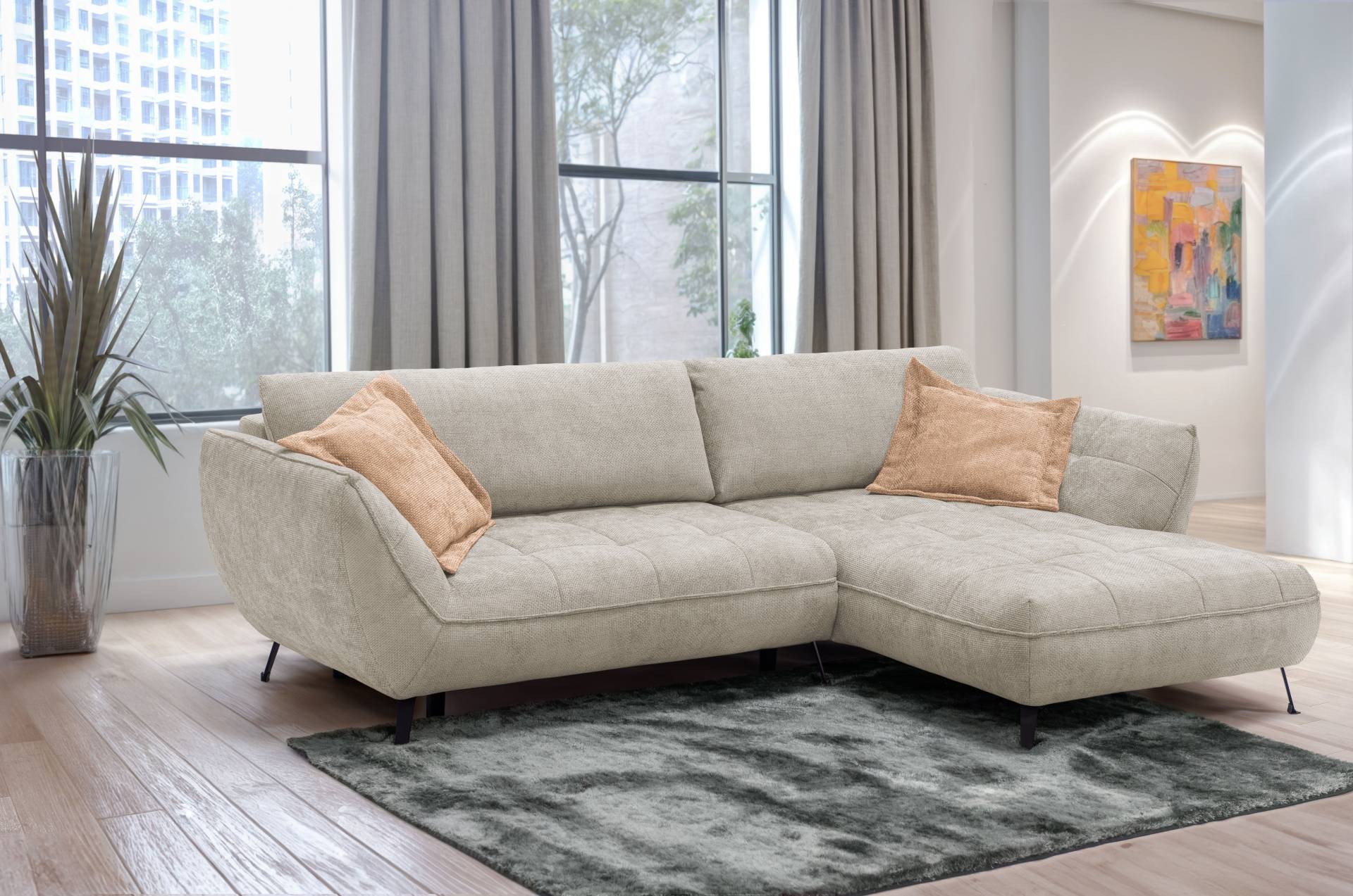 exxpo - sofa fashion Ecksofa »Samoa, bequem und modern, mit Easy-Lift-Bettfunktion, L-Form«, Ecksofa Samoa, inkl. Bettfunktion, Bettkasten und Rückenkissen exxpo - sofa fashion Ecksofa »Samoa, bequem und modern, mit Easy-Lift-Bettfunktion, L-Form«, Ecksofa Samoa, inkl. Bettfunktion, Bettkasten und Rückenkissen von exxpo - sofa fashion