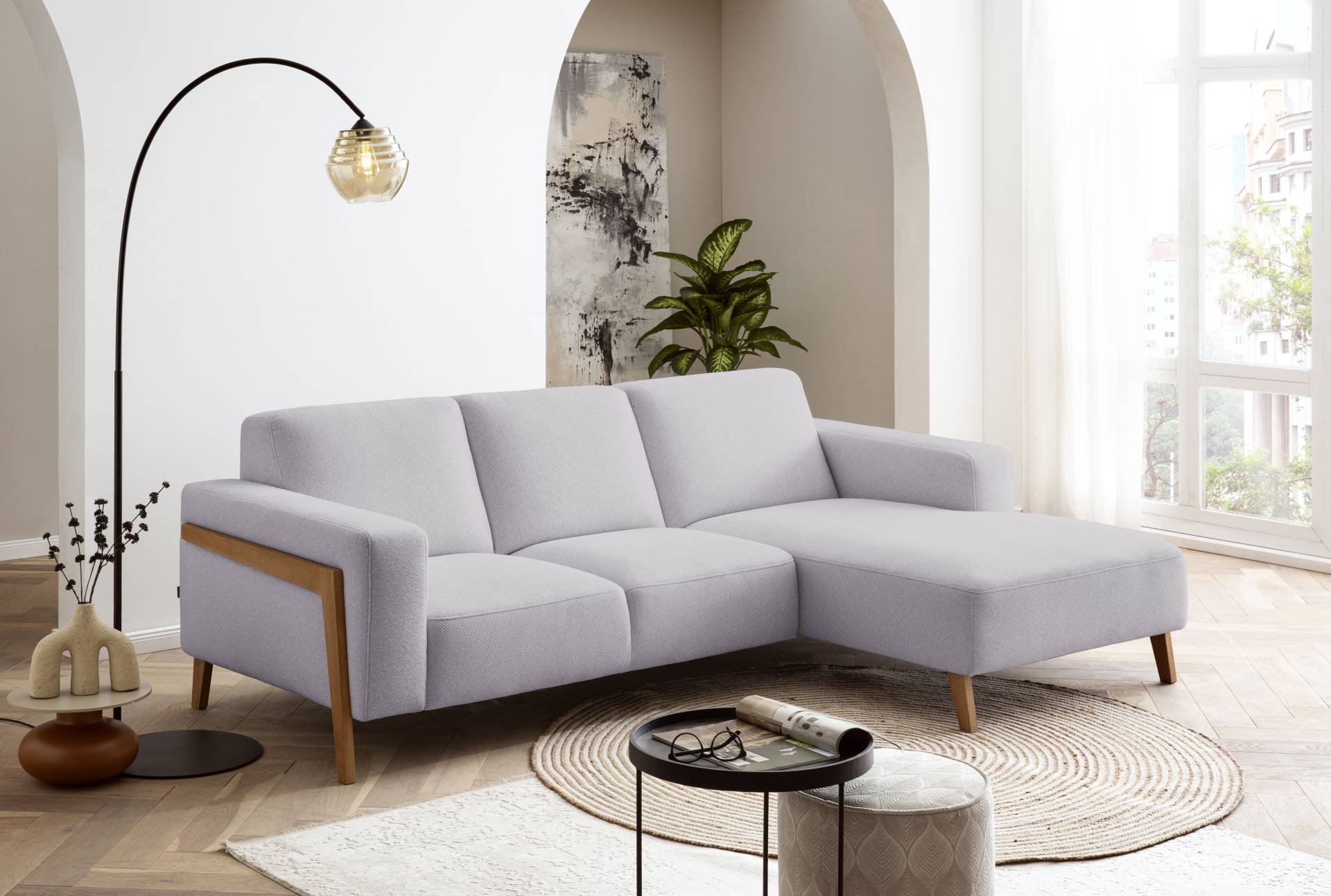 exxpo - sofa fashion Ecksofa »Starr, modern und klassisches Design, hochwertige Verarbeitung, bequem«, L-Form, wahlw. elektrische Sitztiefenverstellung, Massivholzfüsse exxpo - sofa fashion Ecksofa »Starr, modern und klassisches Design, hochwertige Verarbeitung, bequem«, L-Form, wahlw. elektrische Sitztiefenverstellung, Massivholzfüsse von exxpo - sofa fashion