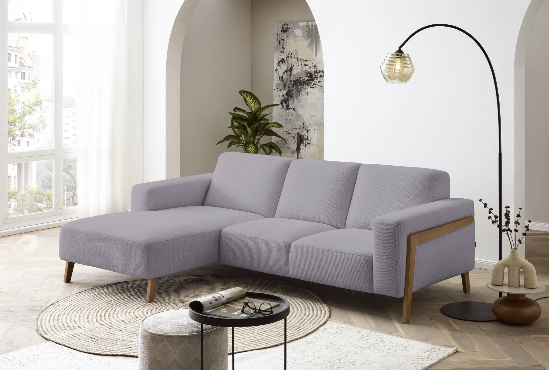 exxpo - sofa fashion Ecksofa »Starr, modern und klassisches Design, hochwertige Verarbeitung, bequem«, L-Form, wahlw. elektrische Sitztiefenverstellung, Massivholzfüsse exxpo - sofa fashion Ecksofa »Starr, modern und klassisches Design, hochwertige Verarbeitung, bequem«, L-Form, wahlw. elektrische Sitztiefenverstellung, Massivholzfüsse von exxpo - sofa fashion