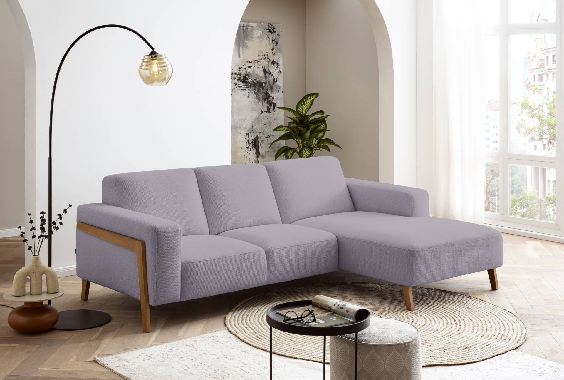 exxpo - sofa fashion Ecksofa »Starr, modern und klassisches Design, hochwertige Verarbeitung, bequem«, L-Form, wahlw. elektrische Sitztiefenverstellung, Massivholzfüsse exxpo - sofa fashion Ecksofa »Starr, modern und klassisches Design, hochwertige Verarbeitung, bequem«, L-Form, wahlw. elektrische Sitztiefenverstellung, Massivholzfüsse von exxpo - sofa fashion