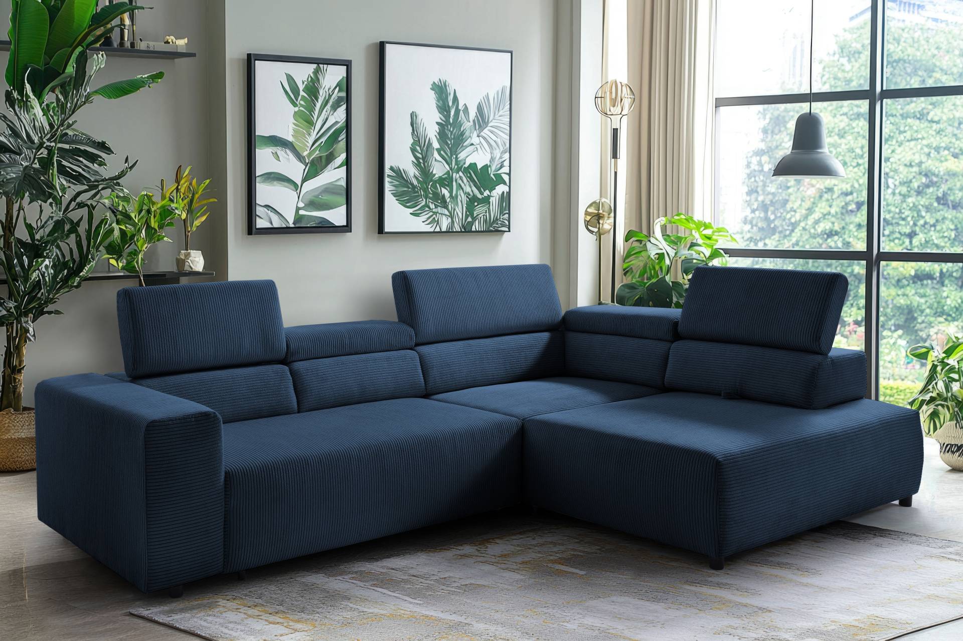 exxpo - sofa fashion Ecksofa »VITTORIO«, inkl. Kopfteil- und Sitztiefenverstellung, wahlweise mit Bettfunktion von exxpo - sofa fashion