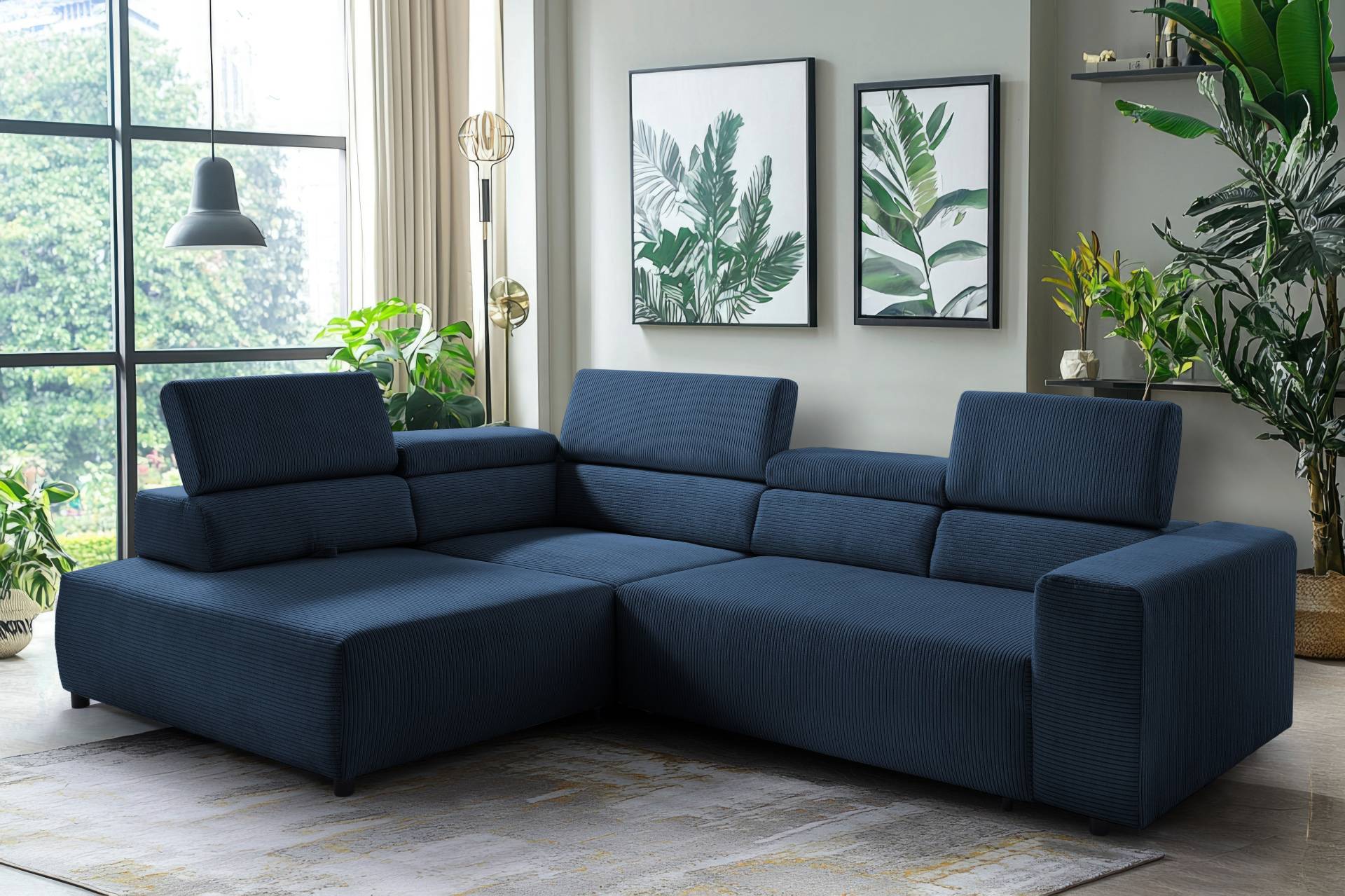 exxpo - sofa fashion Ecksofa »VITTORIO«, inkl. Kopfteil- und Sitztiefenverstellung, wahlweise mit Bettfunktion von exxpo - sofa fashion