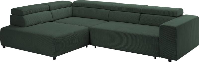 exxpo - sofa fashion Ecksofa »VITTORIO«, inkl. Kopfteil- und Sitztiefenverstellung, wahlweise mit Bettfunktion von exxpo - sofa fashion