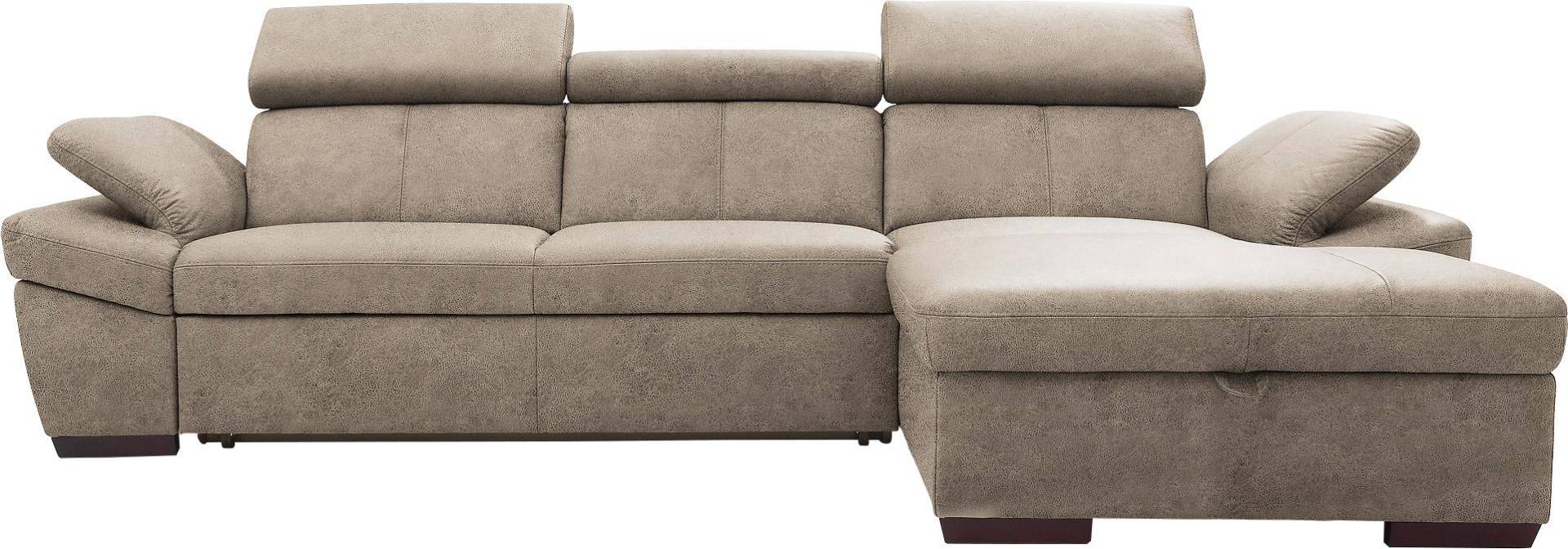 exxpo - sofa fashion Ecksofa »Salerno, klassisch modernes Funktionssofa, hoher Sitzkomfort, L-Form«, inkl. Kopf- und Armteilverstellung, wahlweise mit Bettfunktion exxpo - sofa fashion Ecksofa »Salerno, klassisch modernes Funktionssofa, hoher Sitzkomfort, L-Form«, inkl. Kopf- und Armteilverstellung, wahlweise mit Bettfunktion von exxpo - sofa fashion