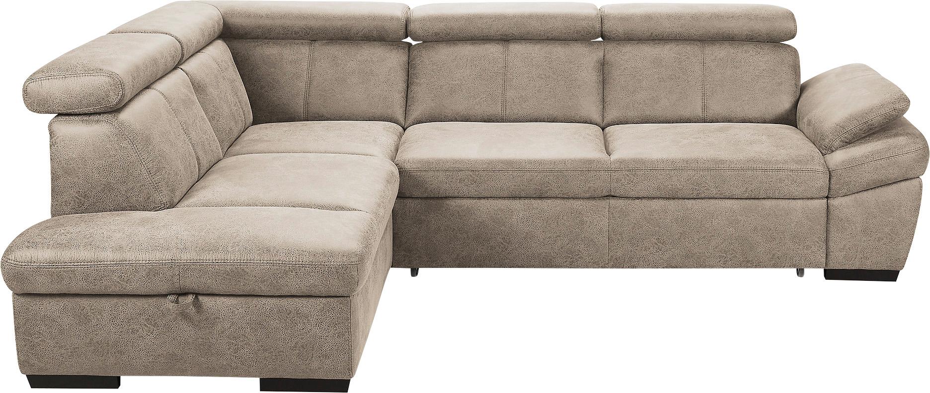 exxpo - sofa fashion Ecksofa »Salerno, klassisch modernes Funktionssofa, hoher Sitzkomfort, L-Form«, inkl. Kopf- und Armteilverstellung, wahlweise mit Bettfunktion exxpo - sofa fashion Ecksofa »Salerno, klassisch modernes Funktionssofa, hoher Sitzkomfort, L-Form«, inkl. Kopf- und Armteilverstellung, wahlweise mit Bettfunktion von exxpo - sofa fashion