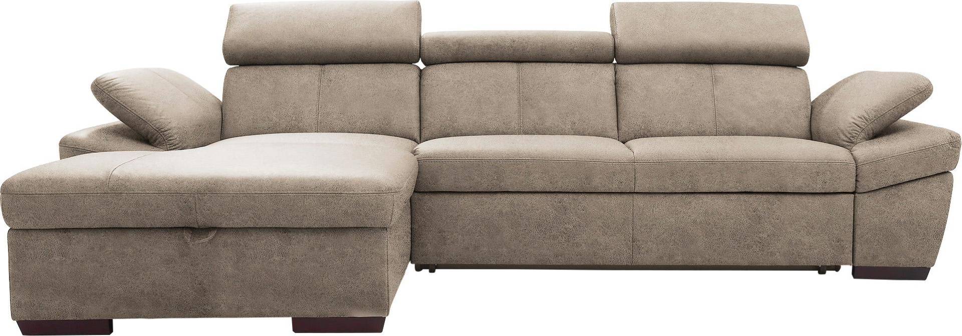 exxpo - sofa fashion Ecksofa »Salerno, klassisch modernes Funktionssofa, hoher Sitzkomfort, L-Form«, inkl. Kopf- und Armteilverstellung, wahlweise mit Bettfunktion exxpo - sofa fashion Ecksofa »Salerno, klassisch modernes Funktionssofa, hoher Sitzkomfort, L-Form«, inkl. Kopf- und Armteilverstellung, wahlweise mit Bettfunktion von exxpo - sofa fashion
