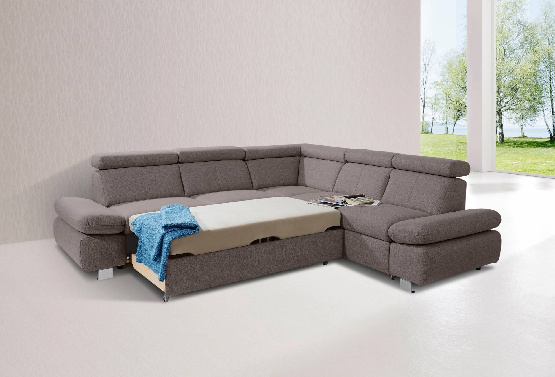 exxpo - sofa fashion Ecksofa »Happy, L-Form« von exxpo - sofa fashion