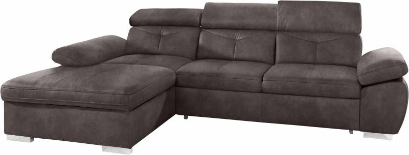exxpo - sofa fashion Ecksofa »Spring, super bequem, mit Armteil- und Kopfteilfunktion, OTTOs Choice«, L-Form, wahlweise mit Bettfunktion und Bettkasten von exxpo - sofa fashion