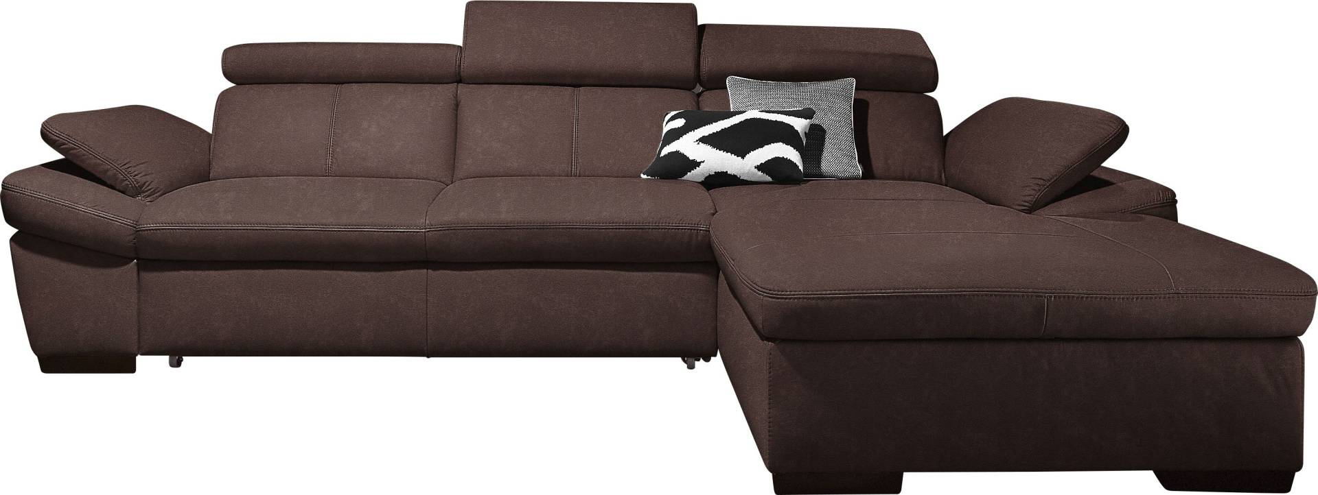 exxpo - sofa fashion Ecksofa »Salerno, klassisch modernes Funktionssofa, hoher Sitzkomfort, L-Form«, inkl. Kopf- und Armteilverstellung, wahlweise mit Bettfunktion exxpo - sofa fashion Ecksofa »Salerno, klassisch modernes Funktionssofa, hoher Sitzkomfort, L-Form«, inkl. Kopf- und Armteilverstellung, wahlweise mit Bettfunktion von exxpo - sofa fashion