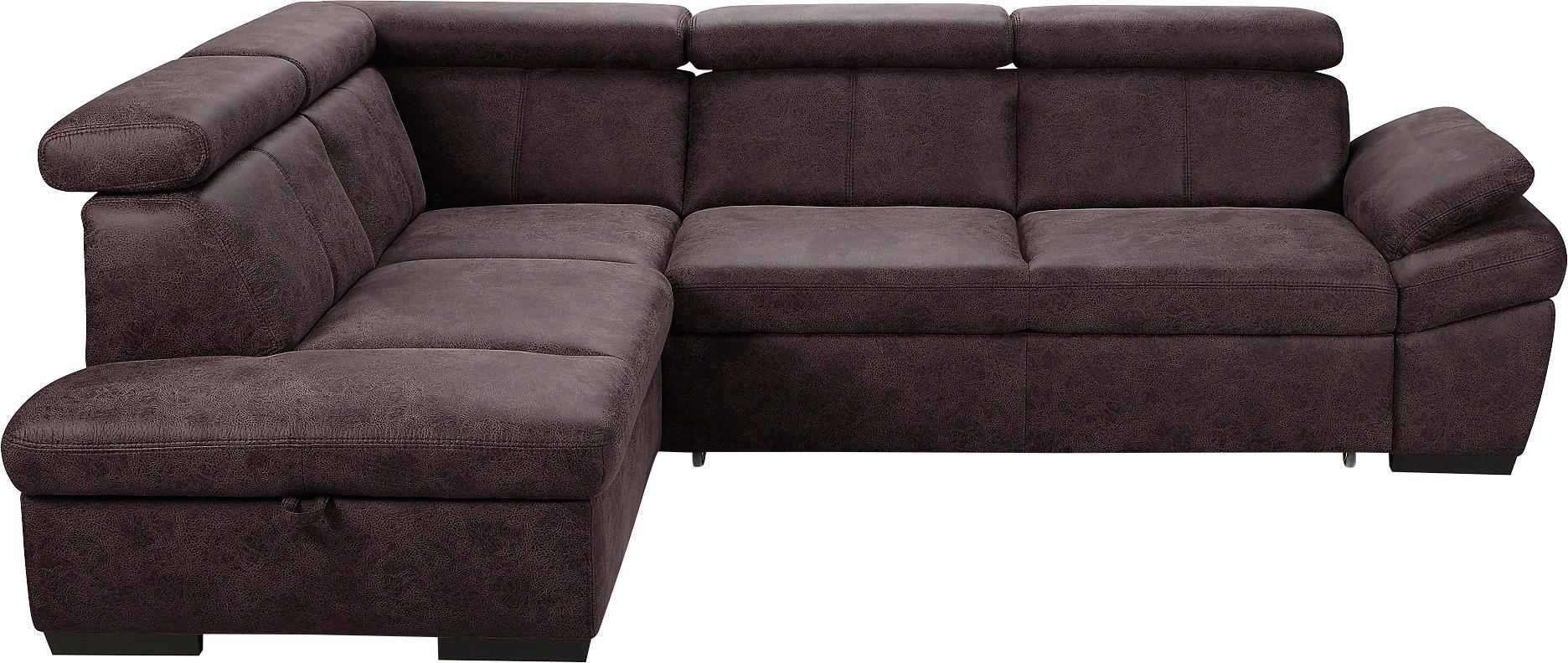 exxpo - sofa fashion Ecksofa »Salerno, klassisch modernes Funktionssofa, hoher Sitzkomfort, L-Form«, inkl. Kopf- und Armteilverstellung, wahlweise mit Bettfunktion exxpo - sofa fashion Ecksofa »Salerno, klassisch modernes Funktionssofa, hoher Sitzkomfort, L-Form«, inkl. Kopf- und Armteilverstellung, wahlweise mit Bettfunktion von exxpo - sofa fashion