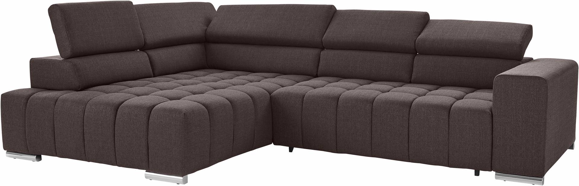 exxpo - sofa fashion Ecksofa »Elias, aktuelle Kreuzsteppung im Sitz, bequem, L-Form«, mit Kopf- bzw. Rückenverstellung, wahlweise mit Bettfunktion exxpo - sofa fashion Ecksofa »Elias, aktuelle Kreuzsteppung im Sitz, bequem, L-Form«, mit Kopf- bzw. Rückenverstellung, wahlweise mit Bettfunktion von exxpo - sofa fashion