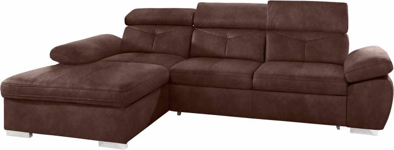 exxpo - sofa fashion Ecksofa »Spring, super bequem, mit Armteil- und Kopfteilfunktion, OTTOs Choice«, L-Form, wahlweise mit Bettfunktion und Bettkasten von exxpo - sofa fashion