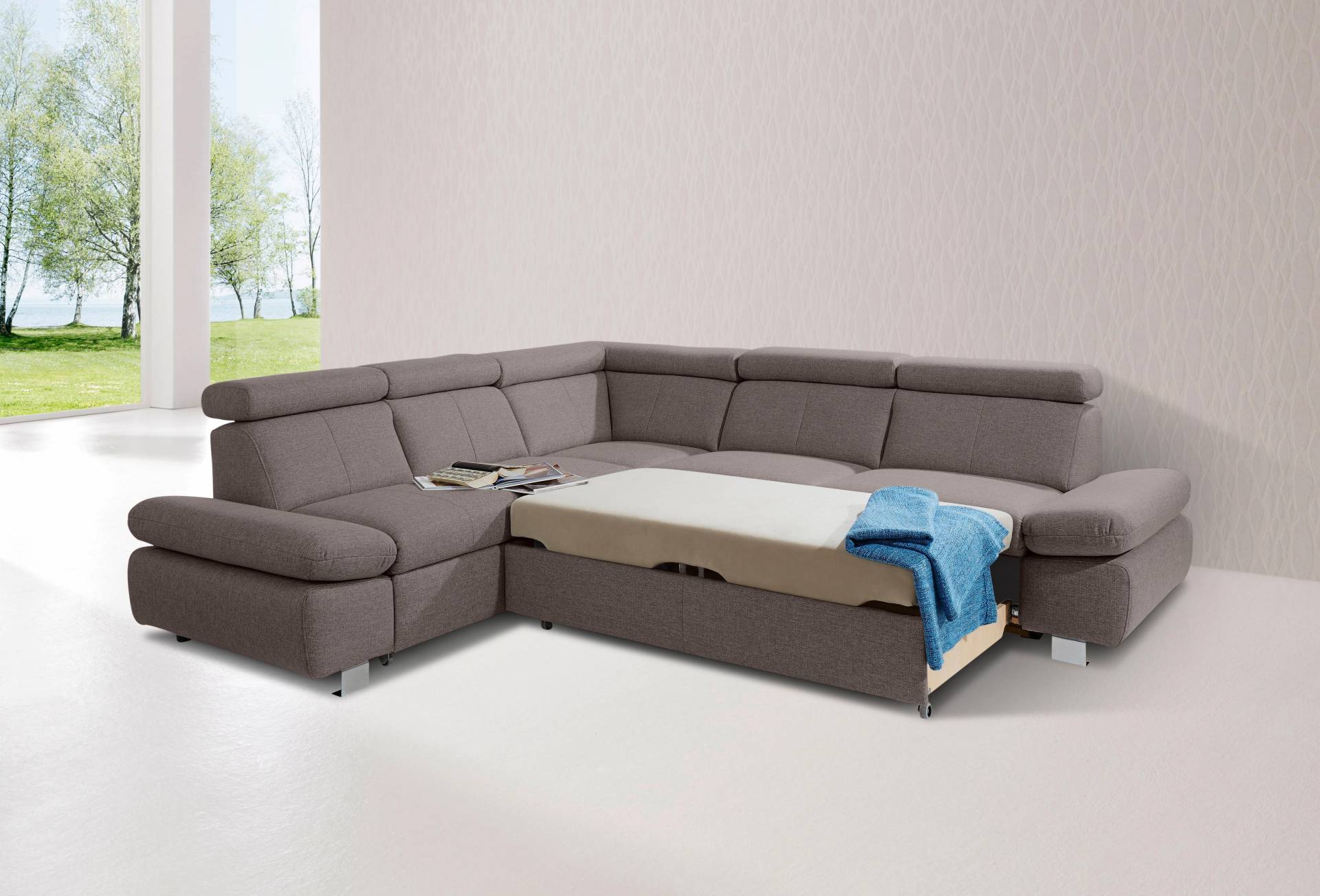 exxpo - sofa fashion Ecksofa »Happy, L-Form« von exxpo - sofa fashion