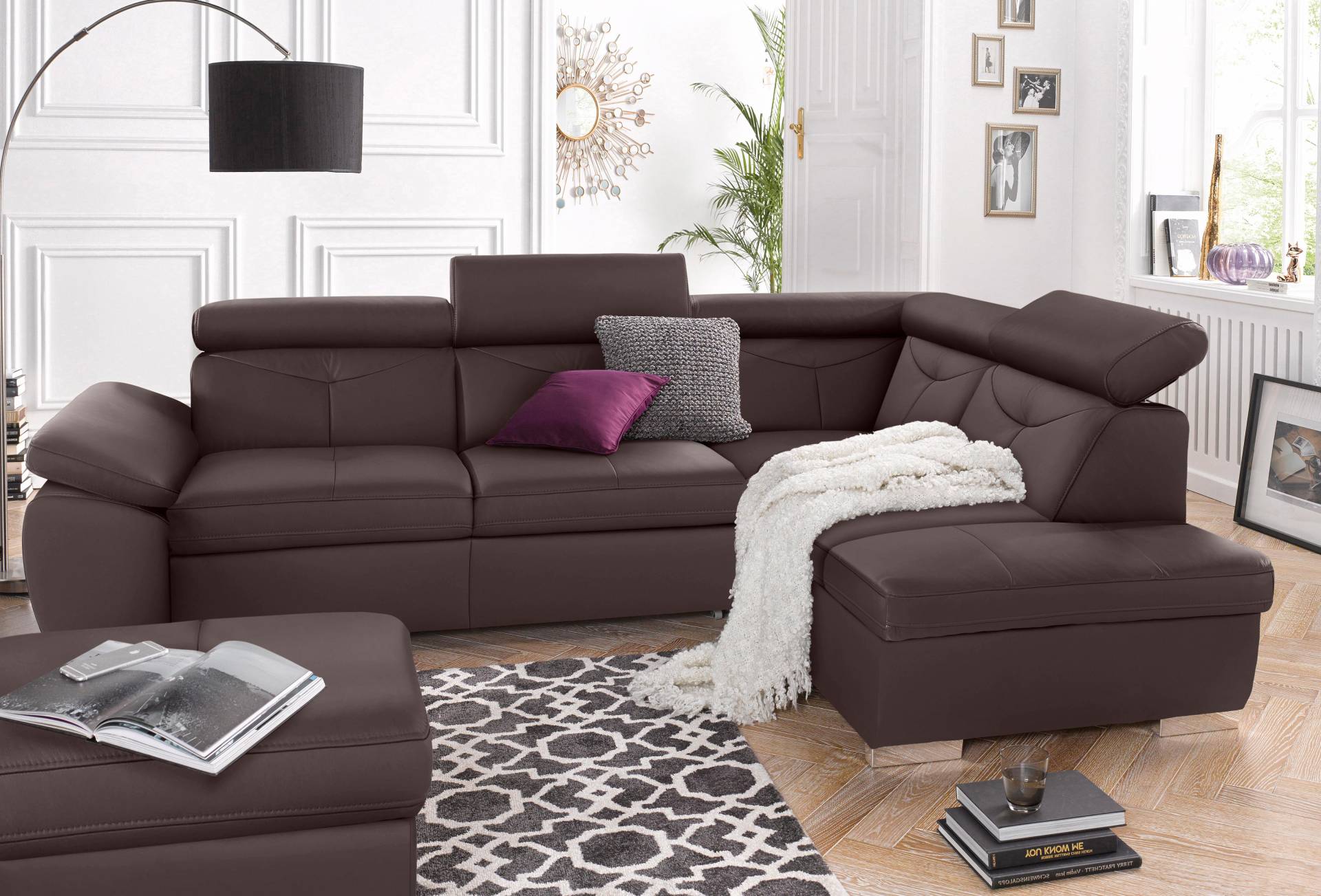 exxpo - sofa fashion Ecksofa »Spring, super bequem und komfortabel mit Armteil- und Kopfteilfunktion«, wahlweise mit Bettfunktion und Bettkasten, L-Form exxpo - sofa fashion Ecksofa »Spring, super bequem und komfortabel mit Armteil- und Kopfteilfunktion«, wahlweise mit Bettfunktion und Bettkasten, L-Form von exxpo - sofa fashion