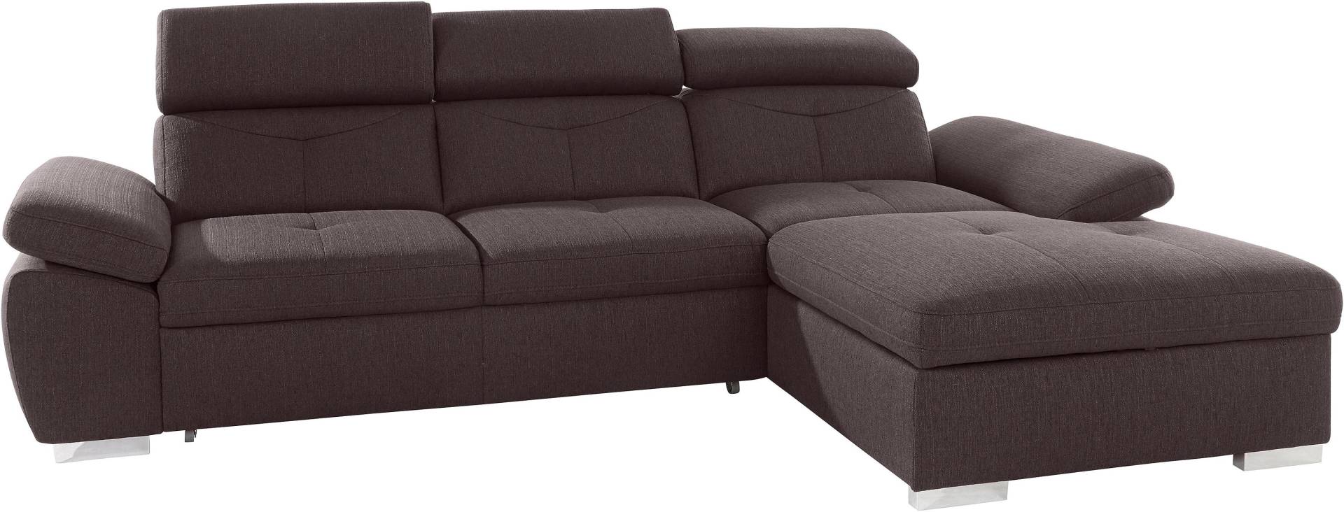 exxpo - sofa fashion Ecksofa »Spring, super bequem und komfortabel mit Armteil- und Kopfteilfunktion«, L-Form, wahlweise mit Bettfunktion und Bettkasten exxpo - sofa fashion Ecksofa »Spring, super bequem und komfortabel mit Armteil- und Kopfteilfunktion«, L-Form, wahlweise mit Bettfunktion und Bettkasten von exxpo - sofa fashion