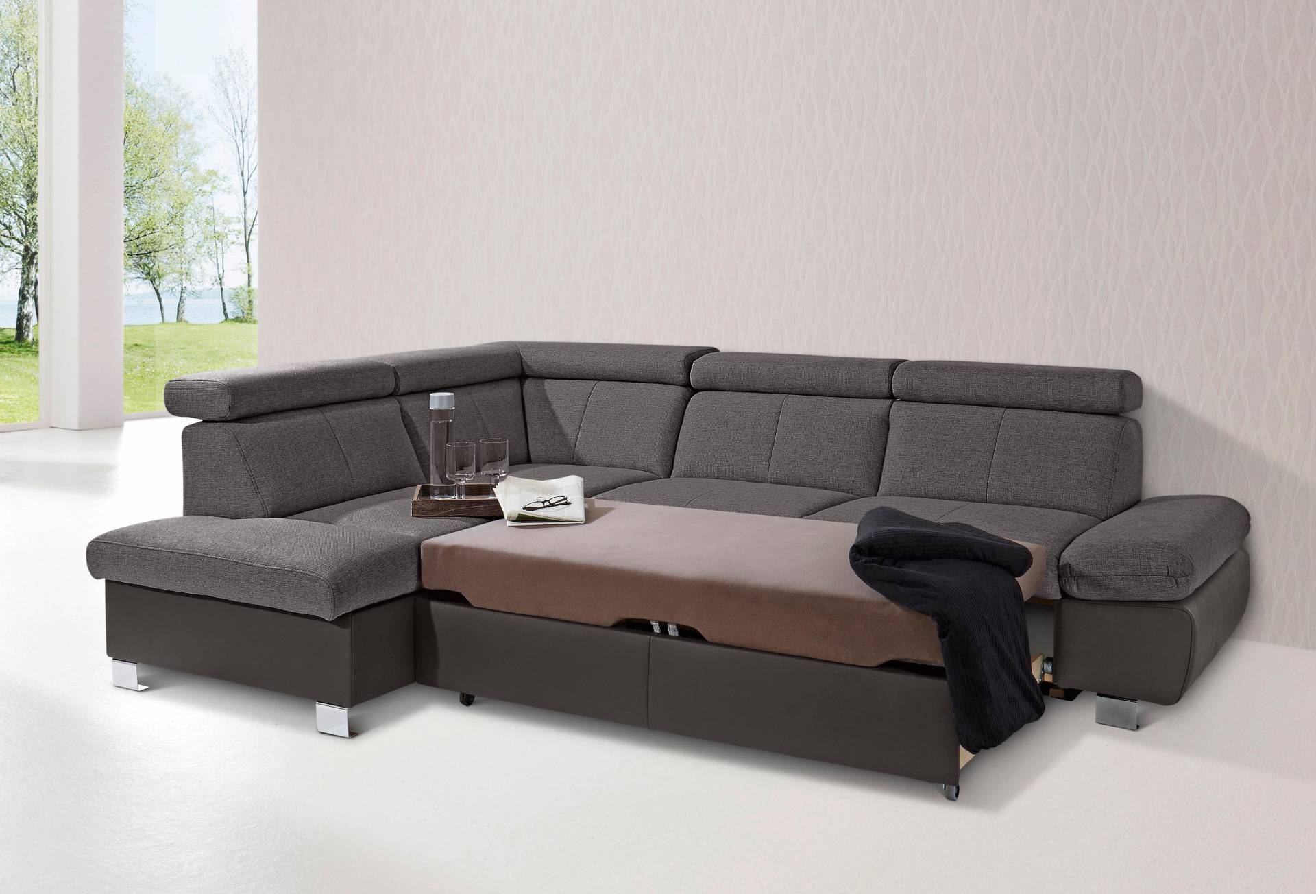 exxpo - sofa fashion Ecksofa »Happy, L-Form« von exxpo - sofa fashion