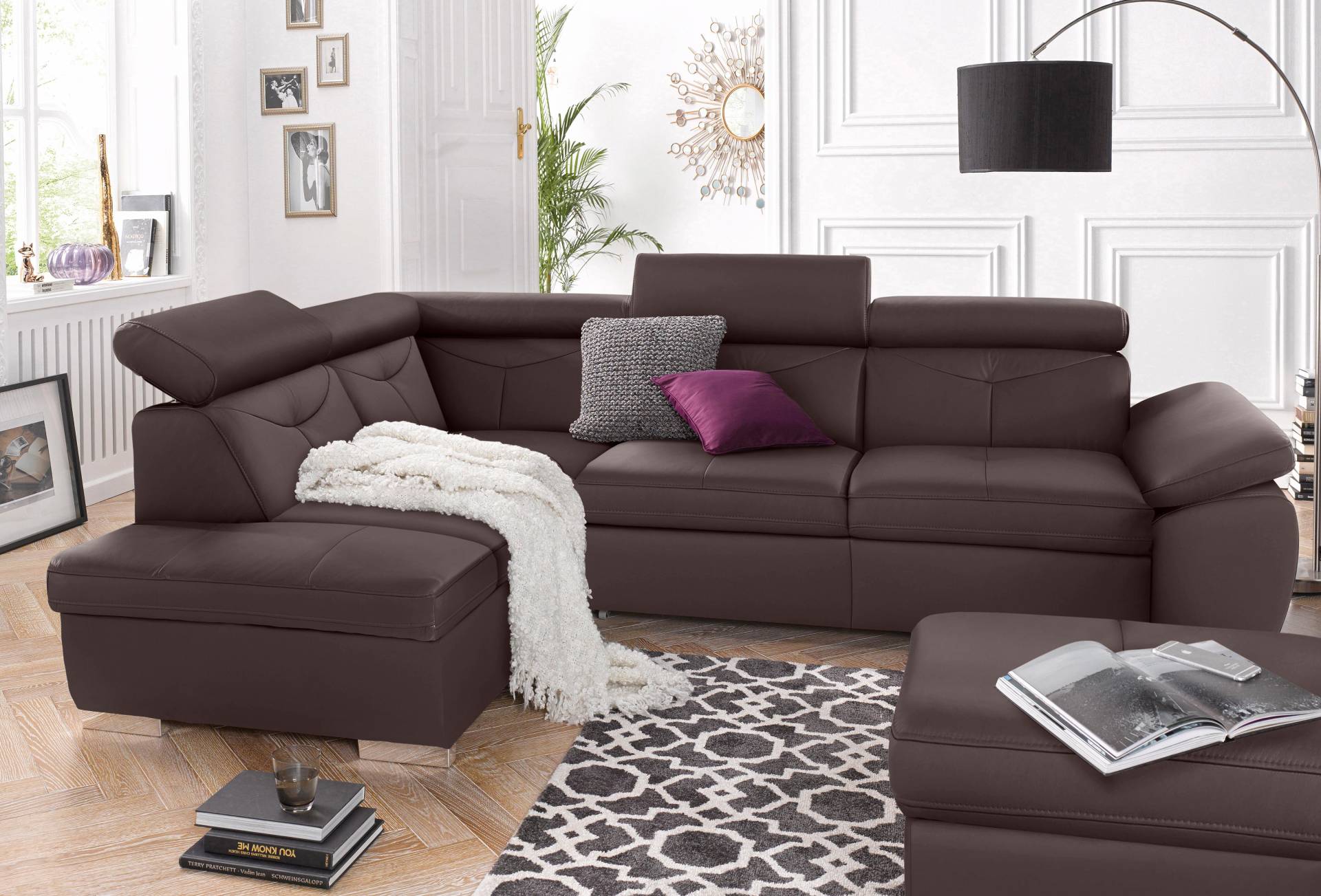 exxpo - sofa fashion Ecksofa »Spring, super bequem und komfortabel mit Armteil- und Kopfteilfunktion«, wahlweise mit Bettfunktion und Bettkasten, L-Form exxpo - sofa fashion Ecksofa »Spring, super bequem und komfortabel mit Armteil- und Kopfteilfunktion«, wahlweise mit Bettfunktion und Bettkasten, L-Form von exxpo - sofa fashion