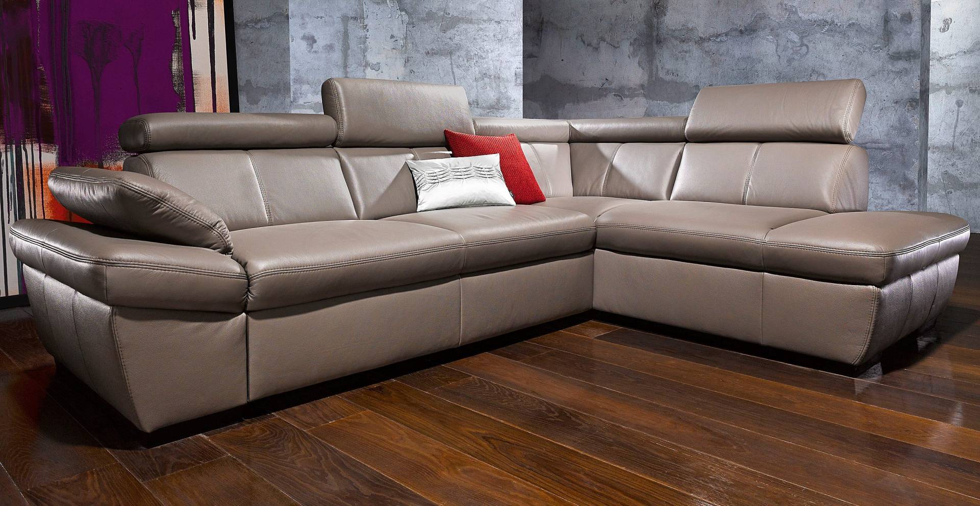 exxpo - sofa fashion Ecksofa »Salerno, klassisch modernes Funktionssofa, hoher Sitzkomfort, L-Form«, inkl. Kopf- und Armteilverstellung, wahlweise mit Bettfunktion exxpo - sofa fashion Ecksofa »Salerno, klassisch modernes Funktionssofa, hoher Sitzkomfort, L-Form«, inkl. Kopf- und Armteilverstellung, wahlweise mit Bettfunktion von exxpo - sofa fashion